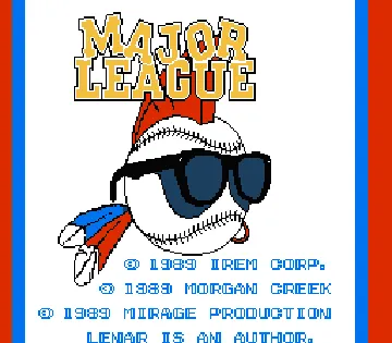 Major League (Japan) screen shot title